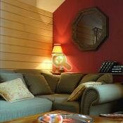 Интерьер дома из клееного бруса